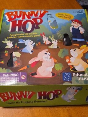 Bunny Hop Kids Party Game - Blue Box
